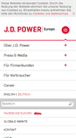 Mobile Screenshot of europe.jdpower.com