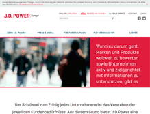Tablet Screenshot of europe.jdpower.com