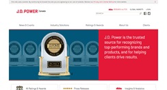 Desktop Screenshot of canada.jdpower.com