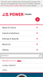 Mobile Screenshot of canada.jdpower.com