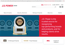 Tablet Screenshot of canada.jdpower.com